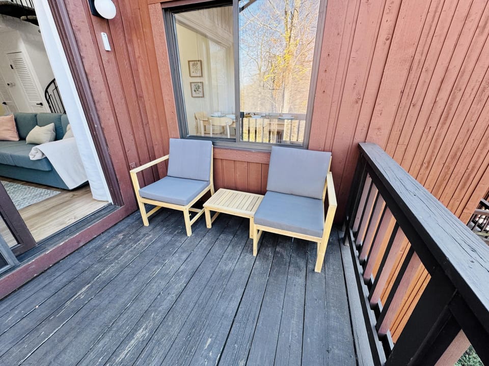 Relax out on the deck and take in mother nature