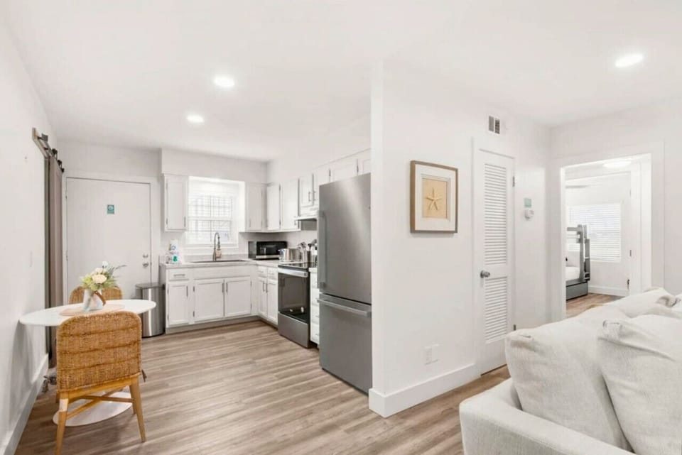 This dining space is designed to comfortably accommodate two guests