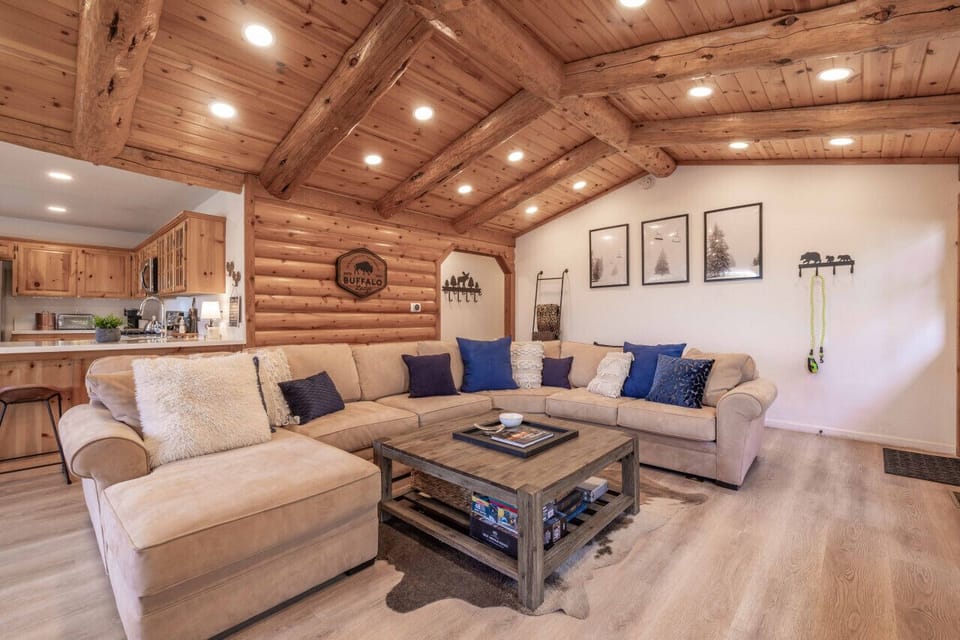 Plenty of room to relax on this large comfy sectional