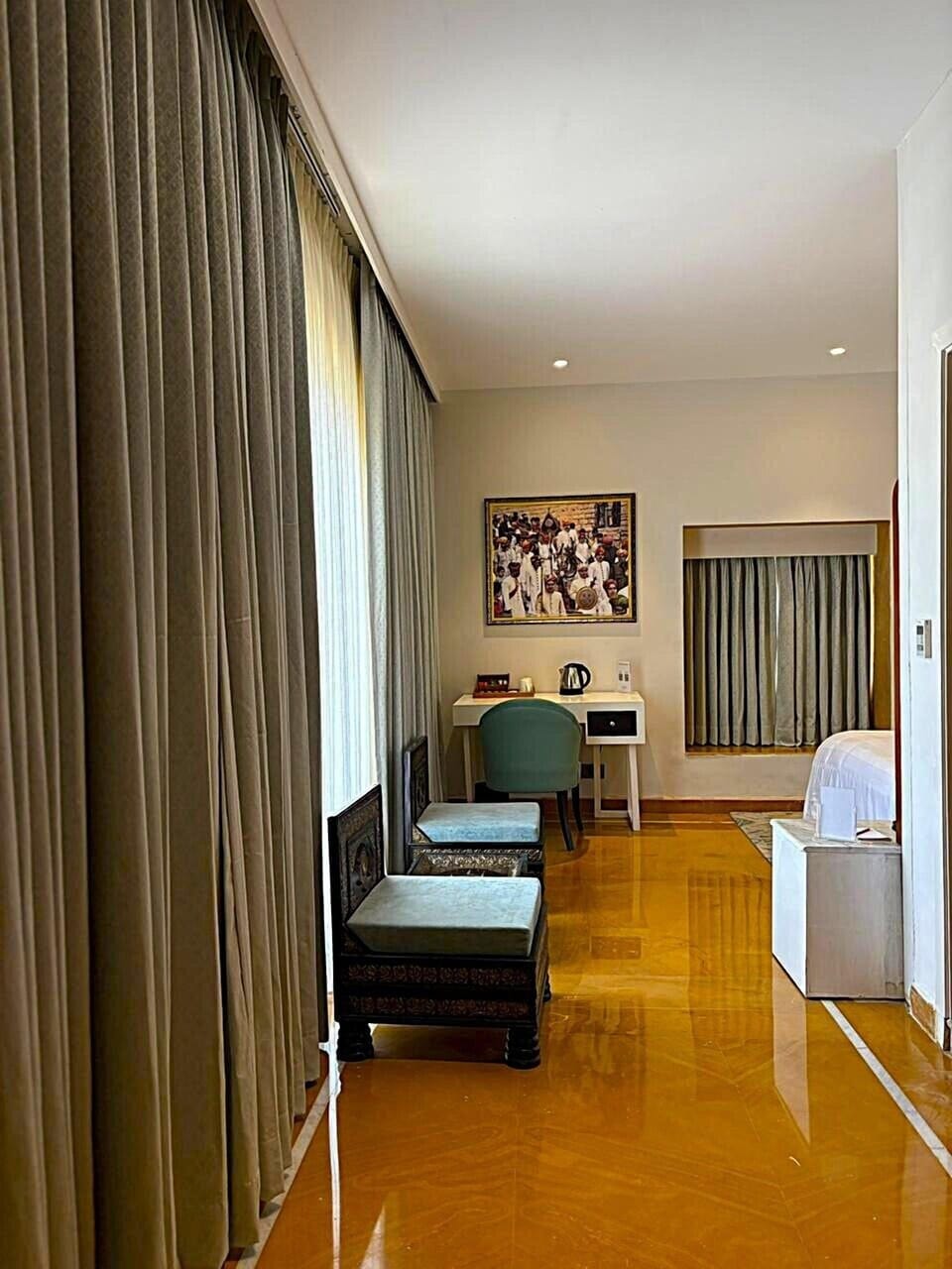 Suite, 1 King Bed (Luxury Suite) | Living area | 50-inch LED TV with digital channels