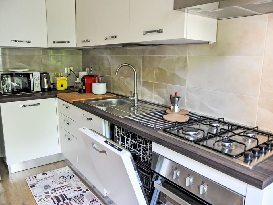 Cabinetry, Kitchen Sink, Countertop, Sink, Kitchen Stove, Kitchen Appliance, Gas Stove, Kitchen, Cooktop, Home Appliance