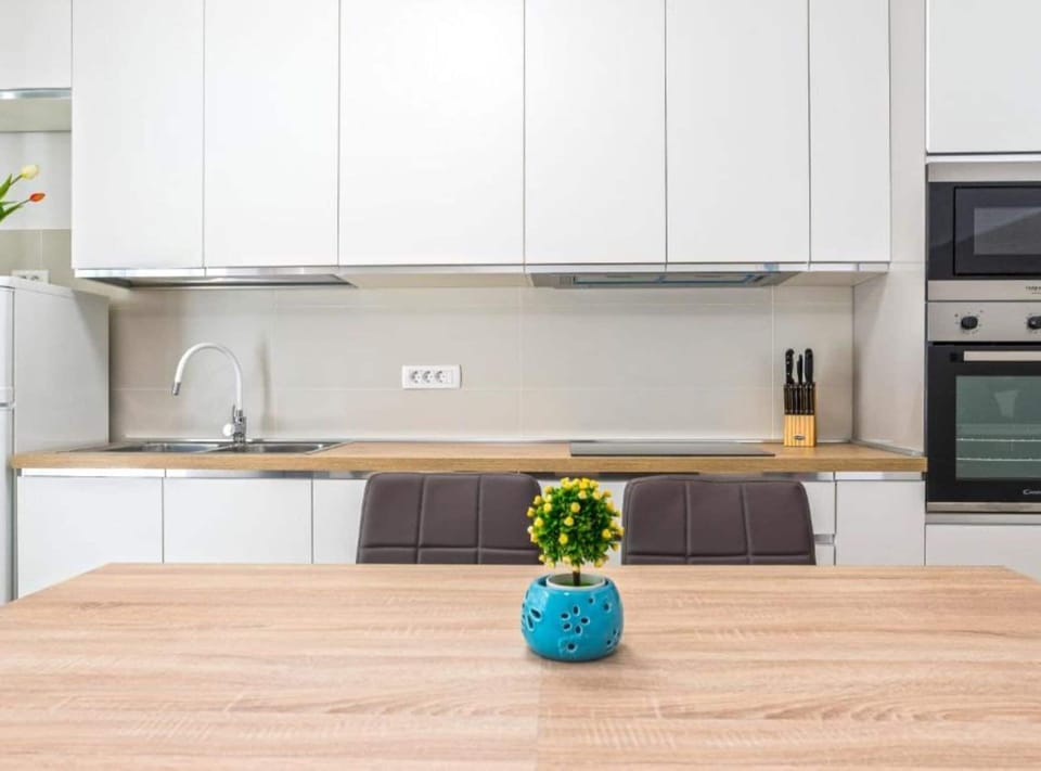 Villa (Two Bedroom Apartment With Private Po) | Private kitchen | Fridge