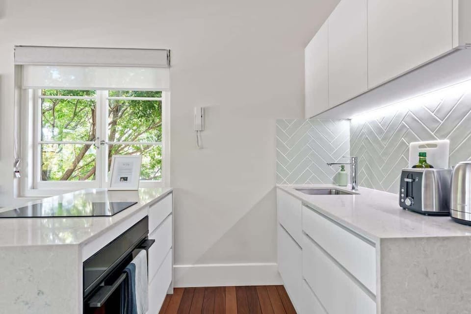 Fischer & Paykel Dishwasher; Convection Microwave Oven; 2 plate Cooktop + all the essentials