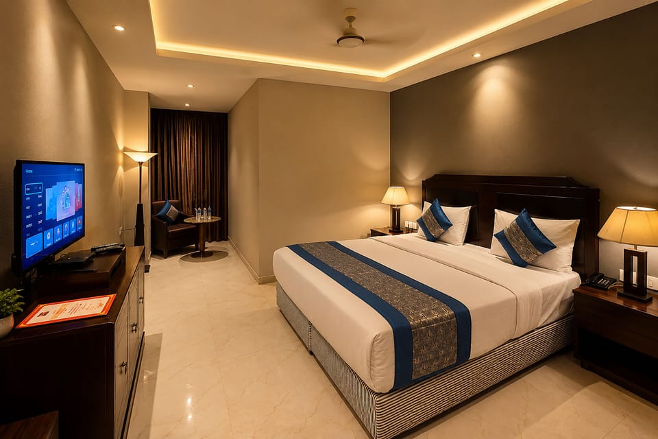 Deluxe Room | Desk, laptop workspace, soundproofing, iron/ironing board (on request)