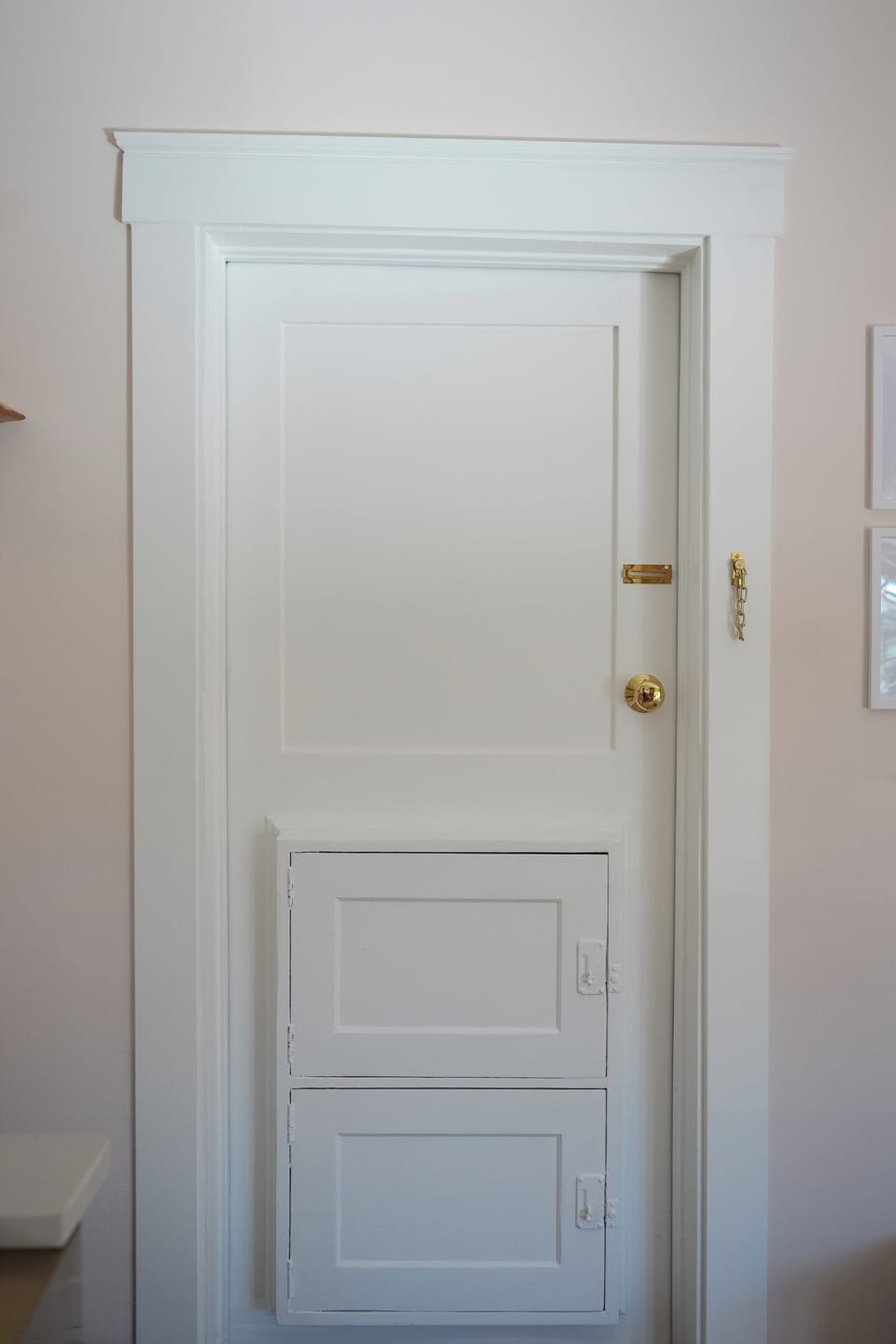 Fully restored historic doors and trim