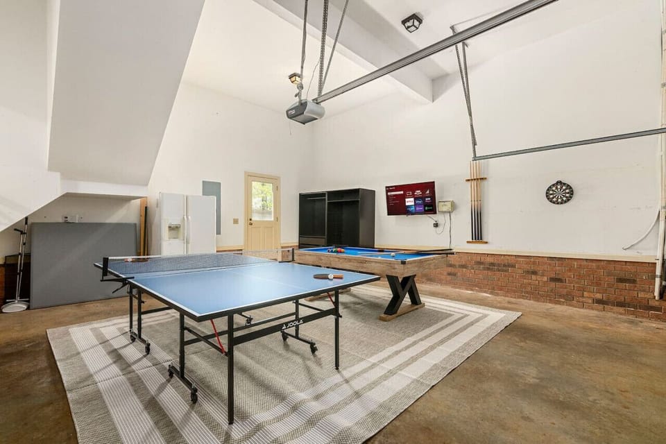 Pool and ping pong game tables