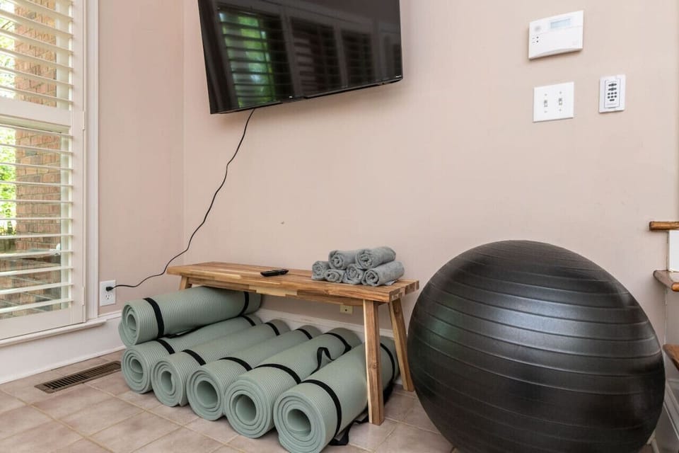 Yoga Mat and Yoga Ball set
