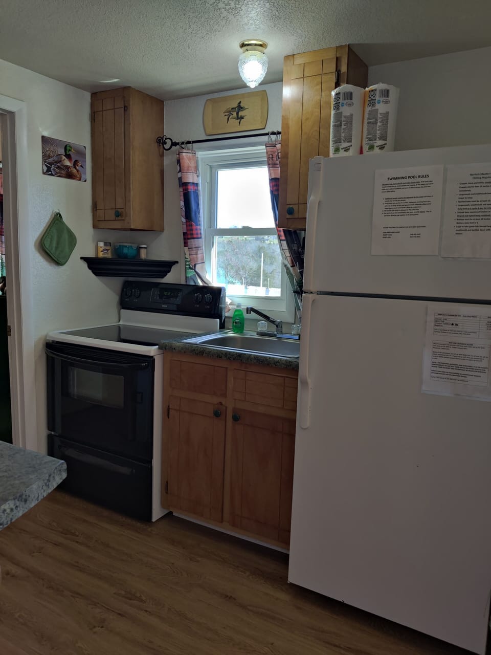 Family Cabin, Multiple Beds, Non Smoking, Resort View | Private kitchen | Highchair