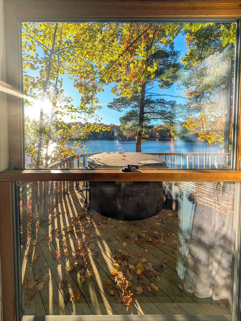 Kids can enjoy this view from the bunk bedroom