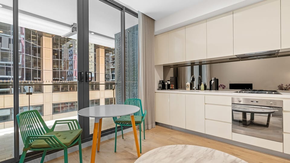 Everything you need to dine in style: From silverware to cookware, this kitchen’s got you covered.
