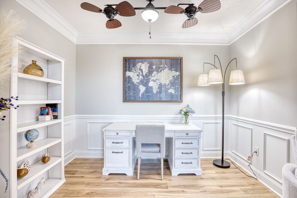 Updated, Spacious Office Nook, Wonderful Work or Read Area