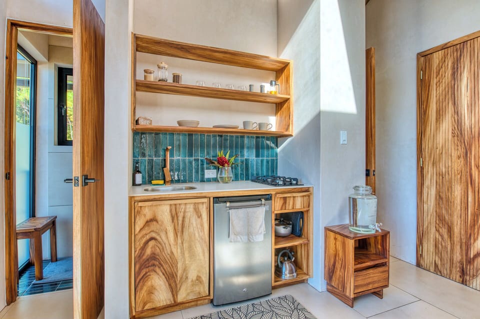 Luxury Cabin, Lake View | Private kitchenette | Mini-fridge, electric kettle