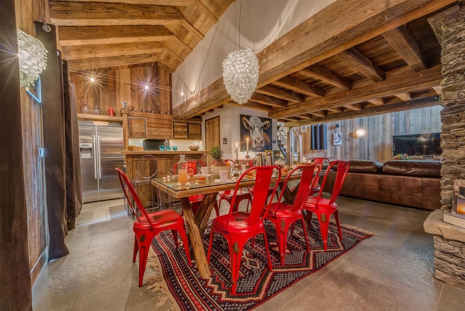 Share meals and laughs at the dining table.