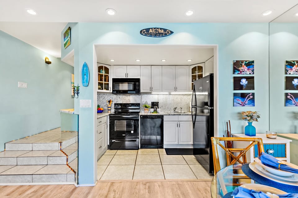Fully equipped kitchen