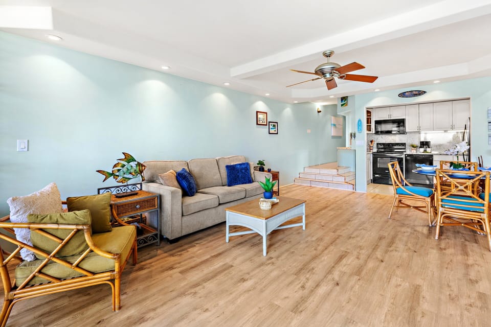 Bright and welcoming living area