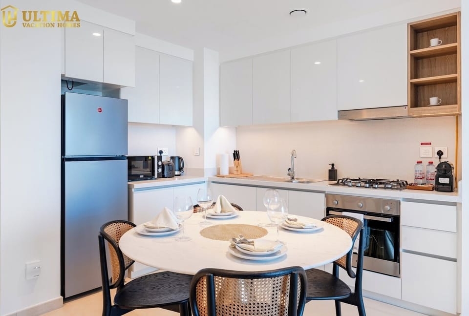 dining area next to kitchen