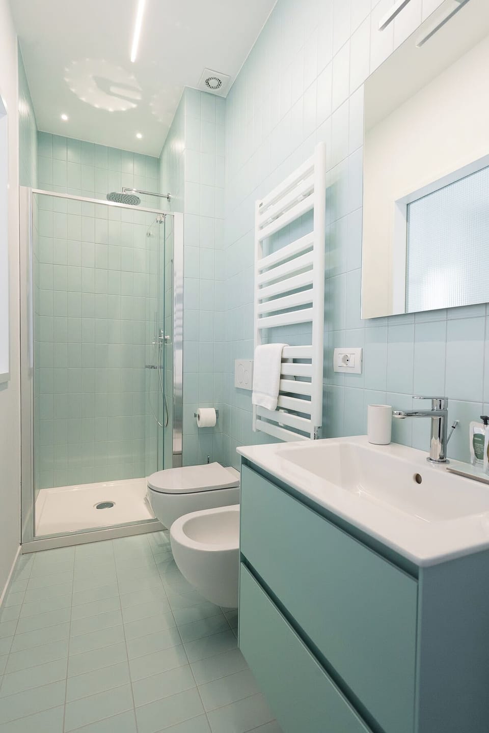 Standard Double Room | Bathroom | Shower, free toiletries, hair dryer, bidet