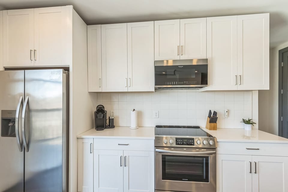 Whip up your favorite meals in the full kitchen
