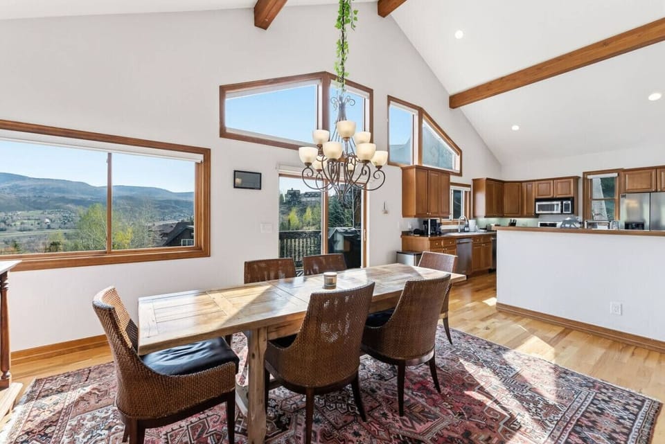 Dining space with beautiful views