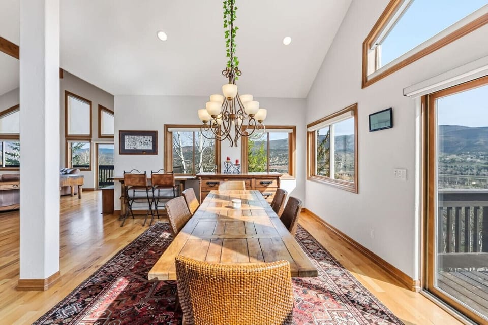 Dining space with beautiful views