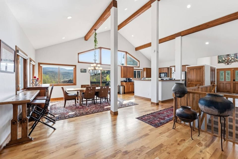 Spacious open-concept layout