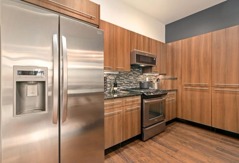 Chef's Kitchen with Stainless Steel Appliances