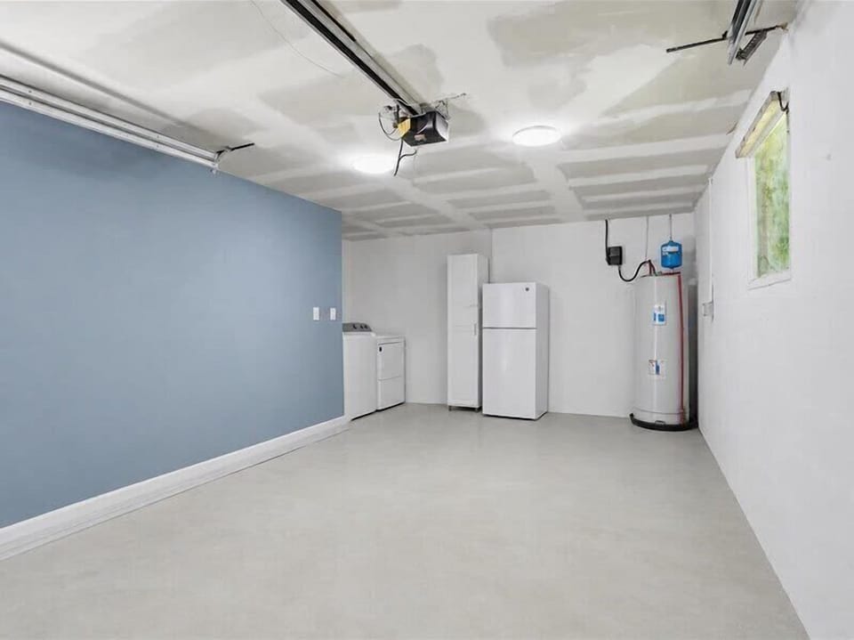 Spacious garage available for your use.