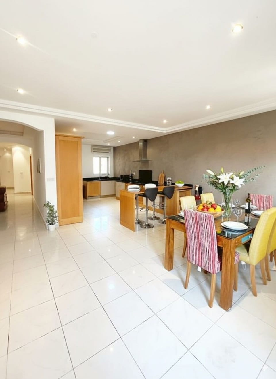 Main living room and dining area