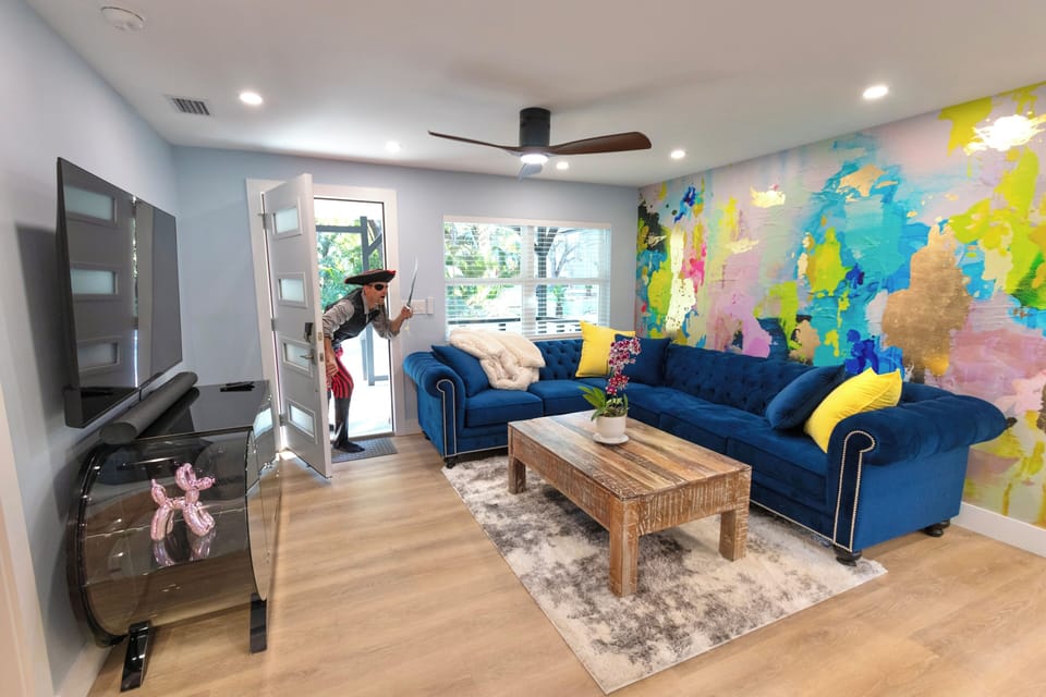 Welcome to our vibrant whimsical retreat in St Augustine, where adventure awaits