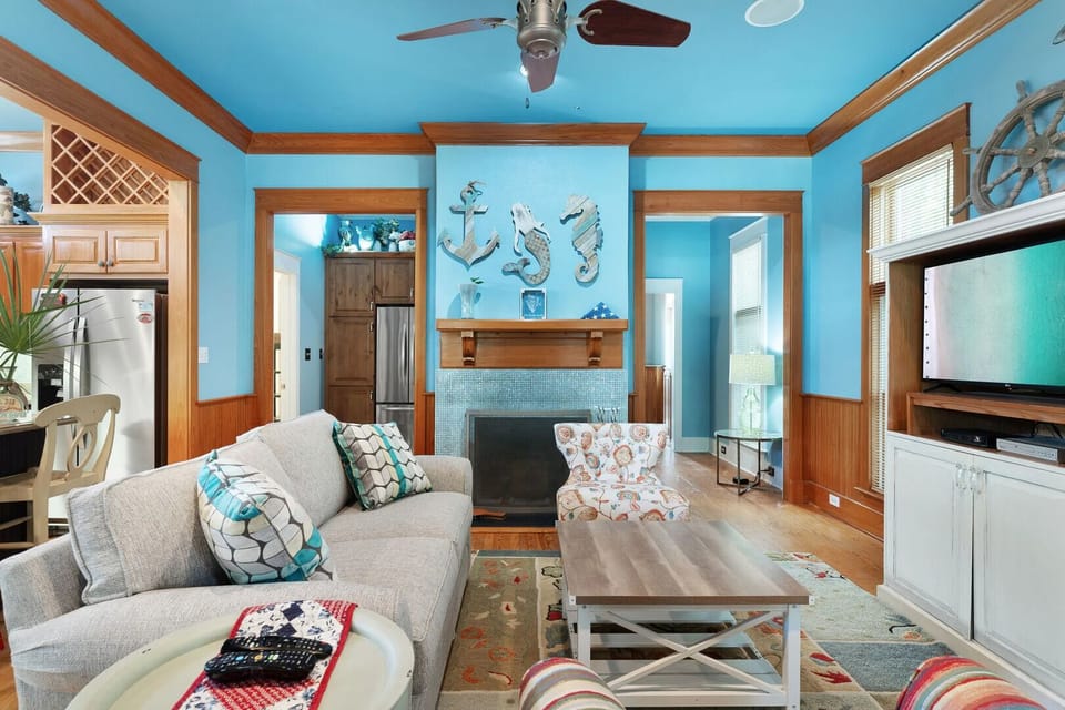 Charming living room decor.