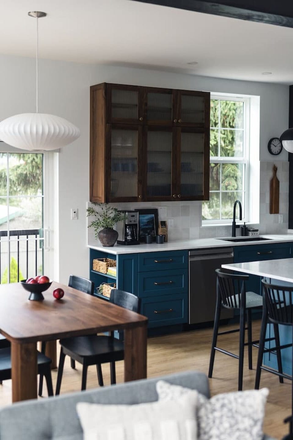 Kitchen and dining area