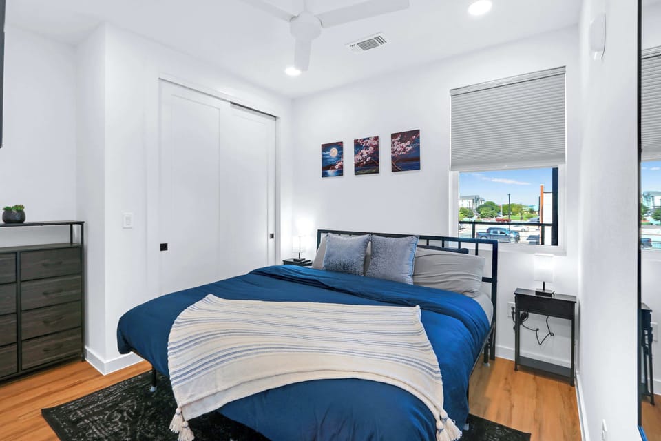The king bedroom retreat includes a private ensuite & mounted Smart TV
