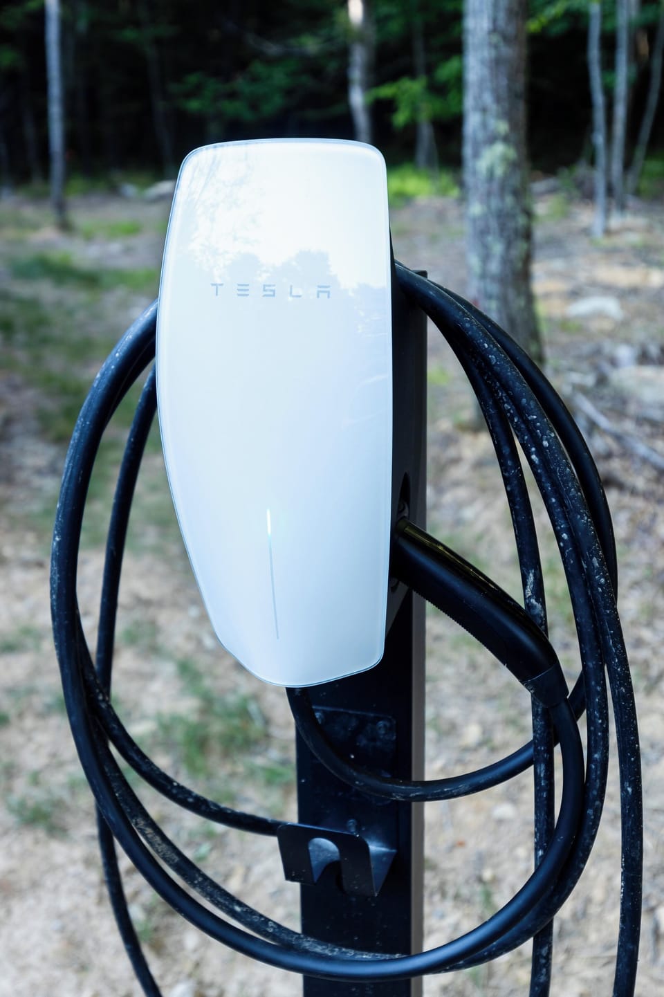 Tesla universal charger with built-in J1772 adapter!