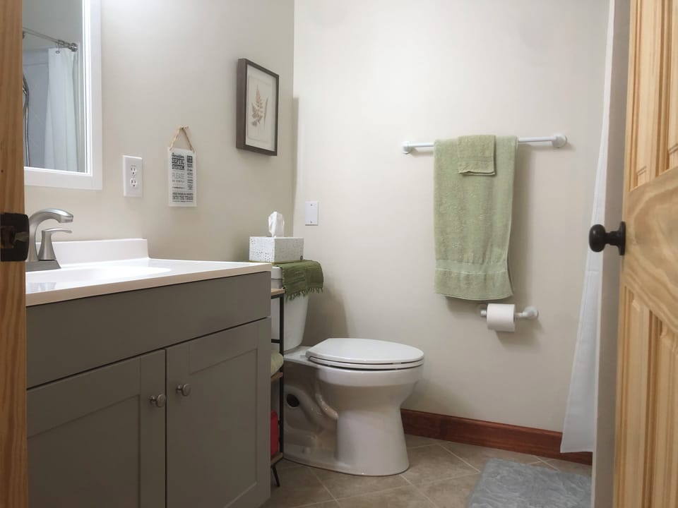 Second bathroom with shower!