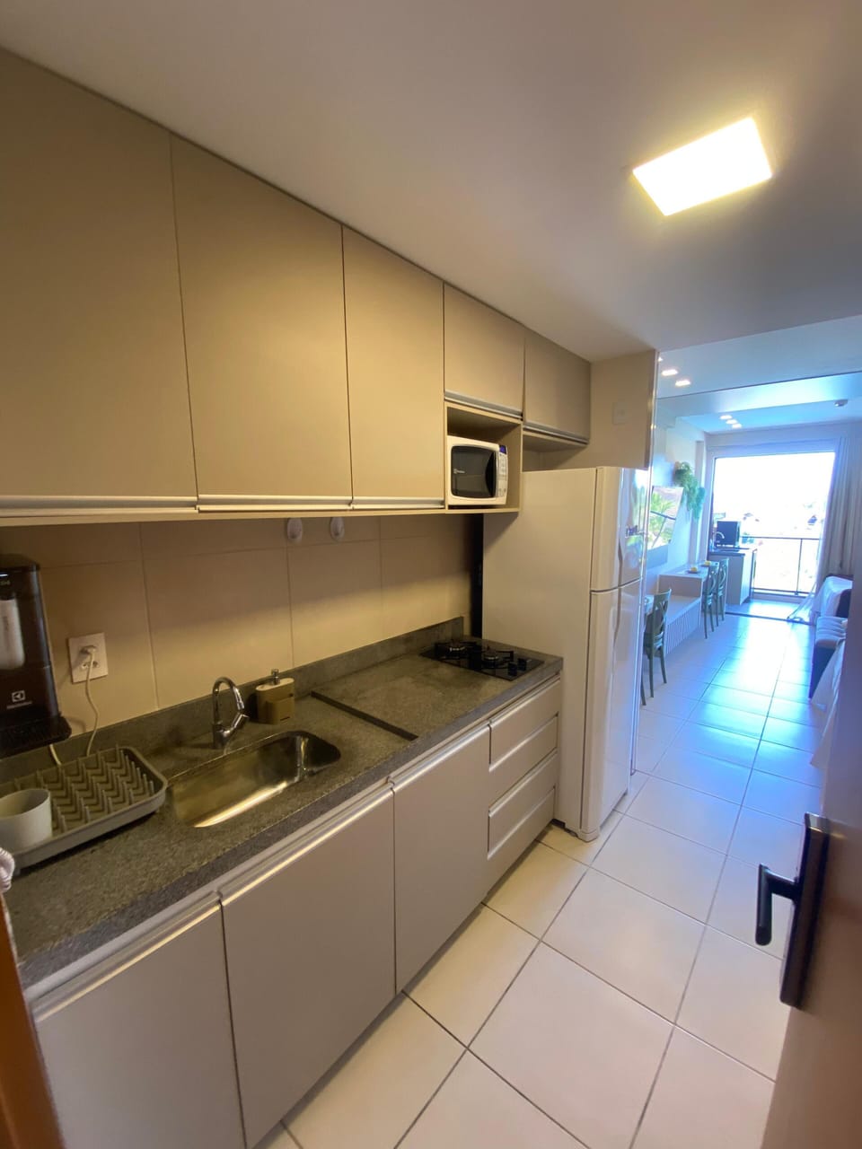 Deluxe Studio, Sea View | Private kitchen | Fridge, microwave, stovetop, cookware/dishes/utensils