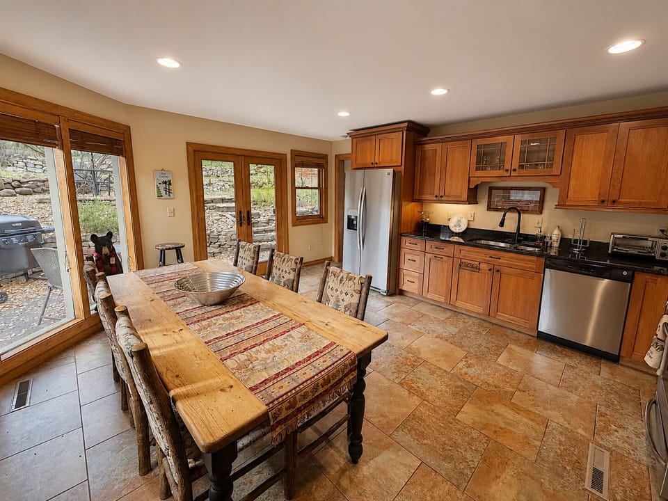 Fully Stocked Kitchen and Dining