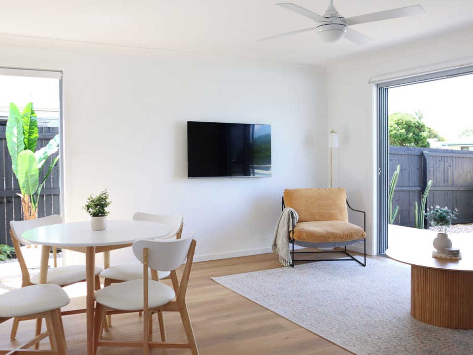 An inviting space that blends comfort and style, where you can relax & chill.