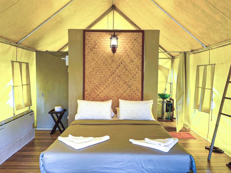 Premier Tent | Desk, free WiFi