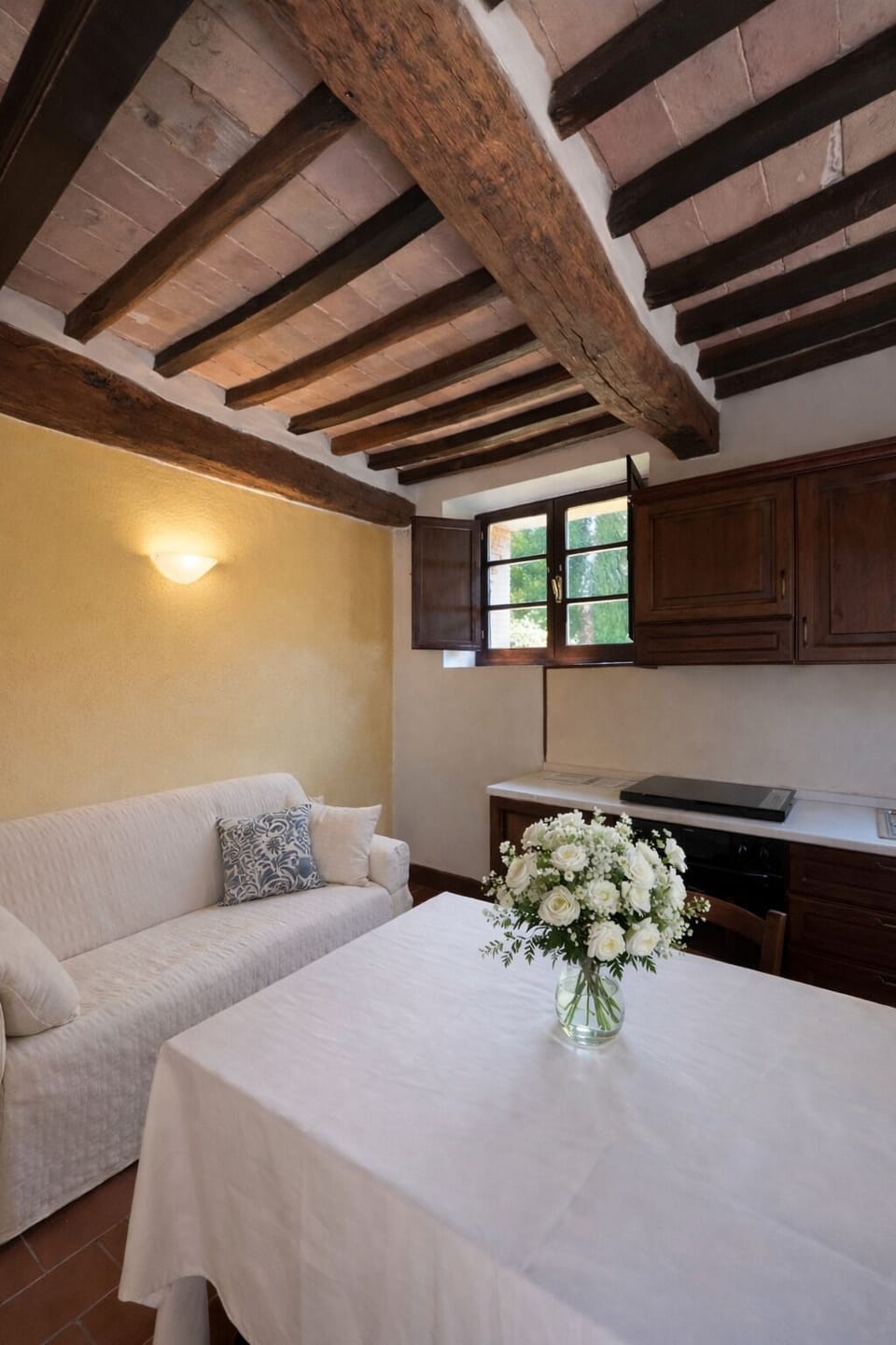 Apartment, 1 Bedroom MANGIATOIA | Private kitchen | Full-size fridge, oven, highchair, cookware/dishes/utensils