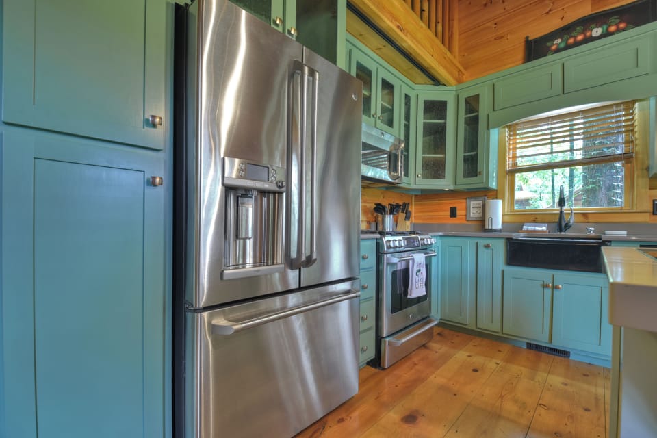 Fully stocked kitchen