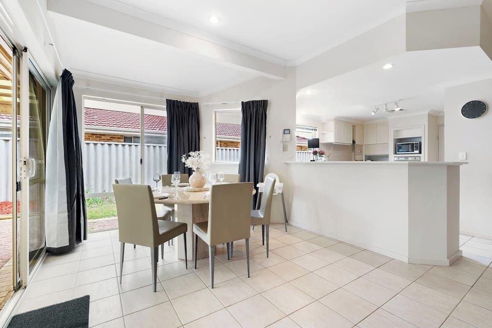 Second dining space with garden views and natural light.