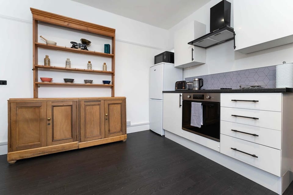 Spacious kitchen, furnished with all supplies you will require during your stay