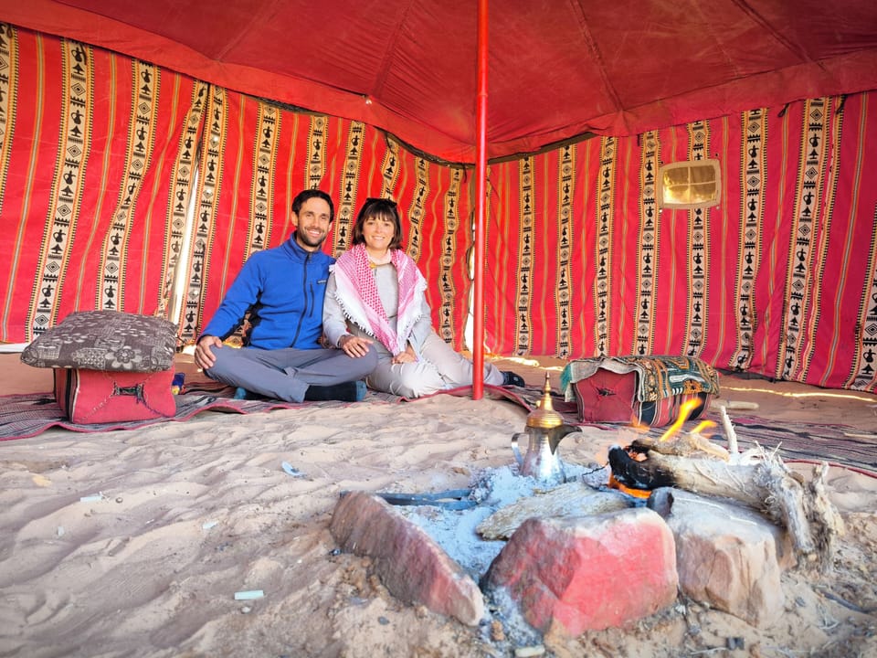 Basic Tent, Patio, Desert View | Living area