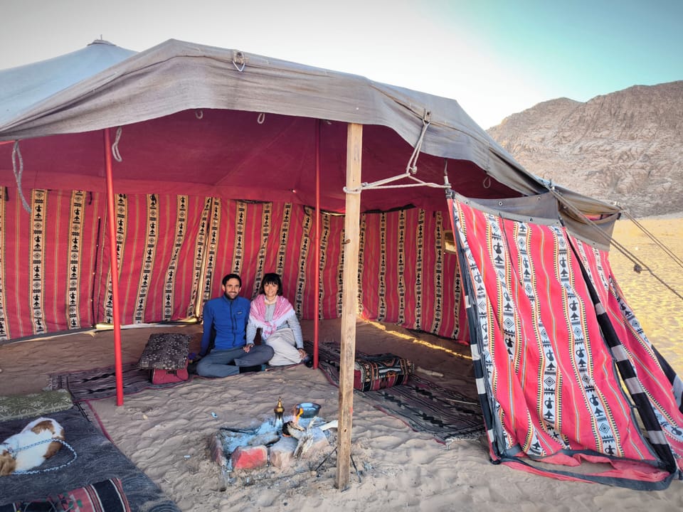 Basic Tent, Patio, Desert View | Living area
