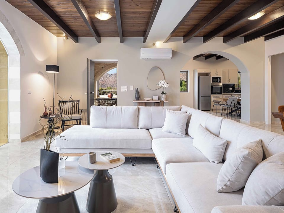 Exclusive Villa, 5 Bedrooms, Private Pool, Sea View | Living area | Smart TV, video-game console, foosball