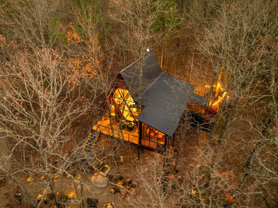 This quiet escape is totally secluded on 80 private acres 