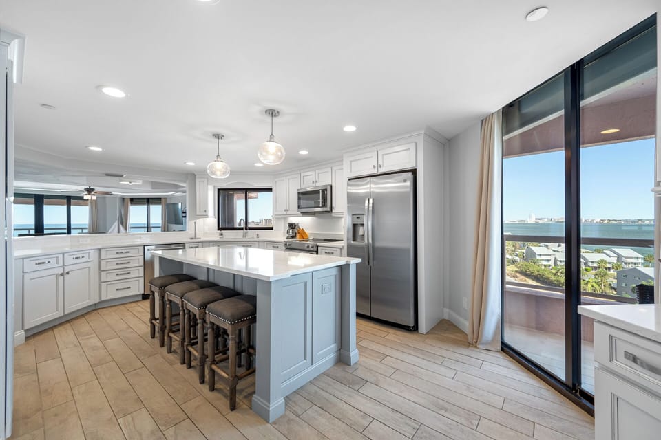 Updated Kitchen with beautiful views