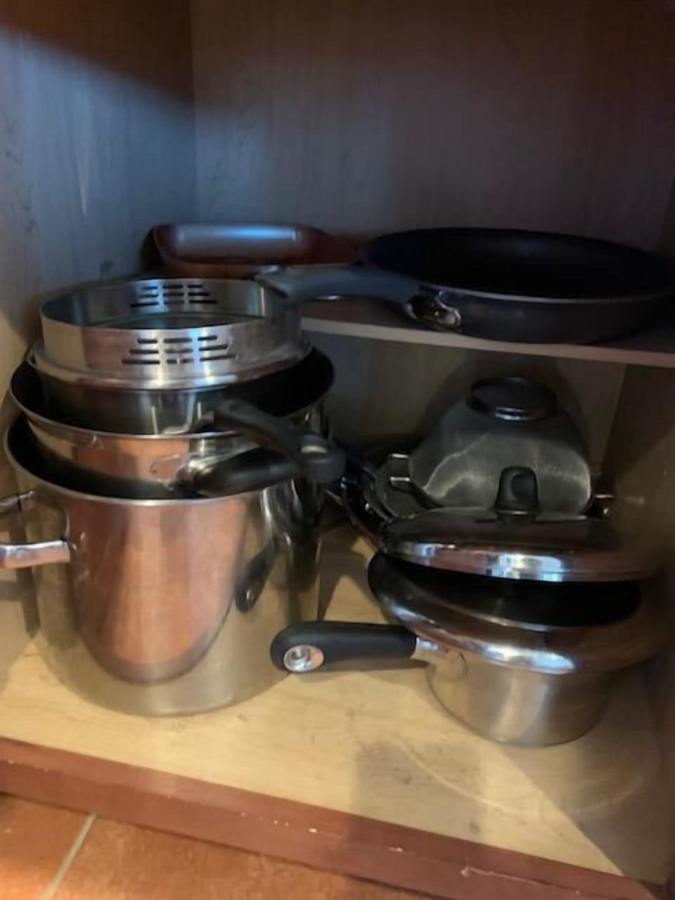 PLENTY OF POTS AND PANS