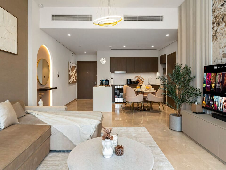 Bright and modern living space for ultimate comfort