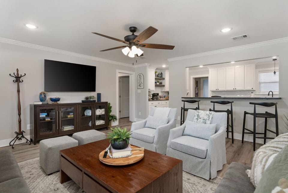 Open concept that flows seamlessly throughout the house